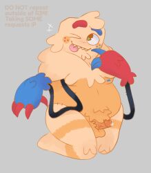 chubby chubby_male dandy's_world dandys_world fluffy goob_(dandy's_world) male_only passivealien pose request requested silly