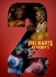 3d 3d_(artwork) animatronic anthro areolae avian beak bear big_breasts blue_eyes breasts canine female female_only five_nights_at_freddy's five_nights_at_freddy's_(film) five_nights_at_freddy's_2 genderswap_(mtf) green_eyes inspired_by_proper_art lagomorph looking_at_viewer mangle_(fnaf) mangle_(octal) mtf_crossgender nipples nude nude_female octal_(modeler) reference_image robot robot_girl rule_63 sour_bred top_hat toy_bonnie_(fnaf) toy_bonnie_(octal) toy_chica_(fnaf) toy_chica_(octal) toy_faizah_(octal) toy_freddy_(fnaf) toy_freddy_(octal) universal_pictures universal_studios yellow_eyes