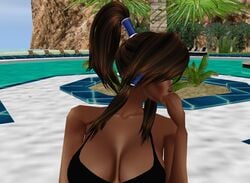 1girls 3d avatar_legends bikini breasts dark-skinned_female dark_skin female imvu korra large_breasts realkorra smooth_skin solo swimsuit the_avatar the_legend_of_korra water_tribe