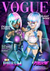 2girls alice_(dispatch) ass big_ass big_breasts big_thighs blue_hair breasts chest crossover curvaceous curvy curvy_figure dark-skinned_female dark_skin digital_media_(artwork) dispatch_(game) female hips hourglass_figure huge_ass huge_breasts huge_thighs large_ass large_breasts large_thighs legs light-skinned_female light_skin looking_over_eyewear looking_over_sunglasses marvel marvel_comics marvel_rivals mature mature_female multicolored_hair mutant mutate_(marvel) pink_hair prism psylocke psylocke_(marvel_rivals) psylocke_(sai) slim_waist sunglasses thick thick_hips thick_legs thick_thighs thighs tinted_eyewear visor voluptuous waist wide_hips wide_thighs x-men