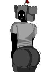 ass black_body castle cuntboy femboy isaac_the_castle_man thick_ass thick_thighs