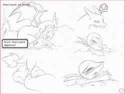 1boy 1girls anal anal_sex anus charizard comic english_text female gameplay_mechanics harumi male monochrome nintendo penetration penis pokemon pokemon_(species) pokemon_battle pussy sex size_difference snivy straight tail_sex text text_box vaginal_penetration video_games