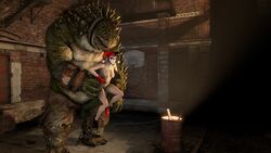 1boy 1girls 1monster 3d animated batman:_arkham_knight batman_(series) big_penis clown dc female from_behind harley_quinn harley_quinn_(arkham) harley_quinn_(arkham_knight) harley_quinn_(classic) huge_cock human killer_croc large_penis larger_male male monster nude penetration scalie sex sfmfuntime size_difference smaller_female sound stand_and_carry_position standing standing_sex tagme video