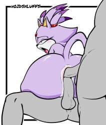 blaze the cat from sonic (series) by voidsdroids