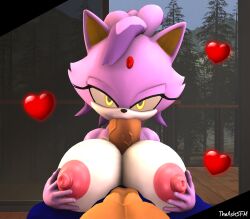 blaze the cat from sega by theashsfm