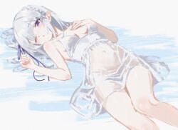 emilia (re:zero) from re:zero kara hajimeru isekai seikatsu by danraz0r