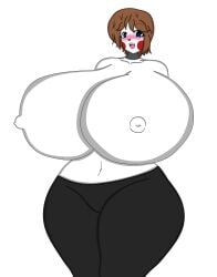 1girls big_breasts big_thighs blue_eyes blue_eyes_female blush blushing_female boobs_bigger_than_head breasts brown_hair brown_hair_female cwacky3 ennard ennard_(fnafsl) ennard_(fnia) erect_nipples erected_nipples erection female five_nights_at_freddy's five_nights_in_anime fnaf_sister_location fnia light_eyebrows mouth nipples nose open_mouth open_smile png red_cheek red_nose sexy shoulder sister_location solo solo_female stomach teeth thighs tongue transparent transparent_background white white_nipples white_skin white_skinned_female white_stomach white_teeth