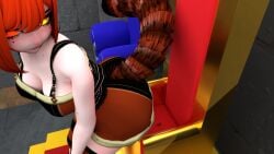 3d 3d_model 3d_render ass ass ass_crush ass_focus butt_crush butt_focus female female_focus giantess red_panda red_panda_ears red_panda_girl red_panda_tail size_difference size_fetish size_play vrchat vrchat_avatar vrchat_media vrchat_model willowvr