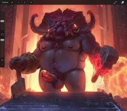 furry gay league_of_legends male_only ornn tagme