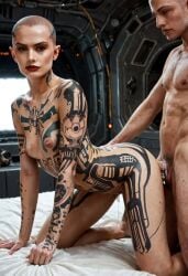 ai_generated cum_in_pussy daisy_ridley doggy_style jack mass_effect sex