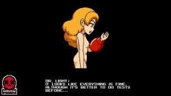 animated breasts breasts_out capcom censored cowgirl_position dr_light english_subtitles english_text feet female hd hi_res high_resolution highres kalinka_cossack laboratory legs mayin mega_man mega_man(classic) missionary_position mosaic_censoring mp4 naked nintendo nintendo_entertainment_system nude nude_female pixel_art retro retro_artstyle robot robot_girl sound tagme text transformation video yellow_eyes yellow_hair