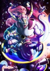 balls big_penis boner enormous_day erection handjob hoopa hoopa_(unbound) male male_only multiple_penises muscles muscular nintendo penis pokemon portal