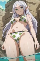 ai_generated aichat bikini cute ecchi elf elf_ears elf_female frieren frieren_beyond_journey's_end pinku pinku.ai pinkuai sousou_no_frieren