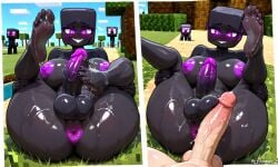 ai_generated enderman feet futanari minecraft