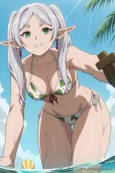 ai_generated aichat bikini cute ecchi elf elf_ears elf_female frieren frieren_beyond_journey's_end pinku pinku.ai pinkuai sousou_no_frieren