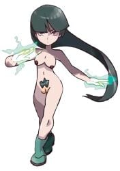 brown_nipples edit edited_image edited_official_artwork nude pubic_hair sabrina_(pokemon) sabrina_(pokemon_lgpe)