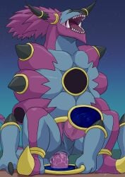 big_penis boner erection hoopa hoopa_(unbound) male male_only muscles muscular nintendo penis pokegontc pokemon portal self_fuck solo solo_male