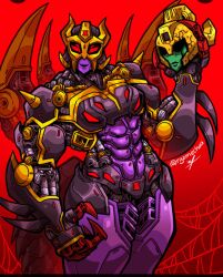 abs alien alien_girl biceps blackarachnia larger_female muscles muscular muscular_female predacon robot robot_girl ryzmechaa31 solo taller_female thick_thighs transformers