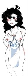 2d 2d_(artwork) 2d_artwork apron apron_between_breasts apron_only black_hair black_long_hair black_wavy_hair blush blush blushing_female boobs_out breasts breasts breasts breasts_out brown_eyes cesar_torres chivkins color colored curly_hair curly_long_hair dark_hair dark_long_hair dark_wavy_hair digital digital_art digital_artwork_(media) digital_drawing_(artwork) digital_media digital_media_(artwork) digital_painting digital_painting_(artwork) fat_hips female female_focus female_only fictional_character genderbent genderswap_(mtf) hand_on_boob hand_on_breast long_black_hair long_curly_black_hair long_curly_dark_hair long_curly_hair long_dark_hair long_hair long_wavy_black_hair long_wavy_dark_hair long_wavy_hair male_to_female mandela_catalogue medium_boobs medium_breasts mtf mtf_crossgender naked_apron pale-skin pale-skinned_female pale_skin pink_lips pink_lipstick pink_nipples rule_63 rule_63 rule_63 uncensored wavy_black_hair wavy_dark_hair wavy_hair wavy_long_hair white_skin wide_hips