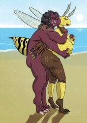 1boy 1girls anthro beach beach_sex bee big_breasts breasts cheating destiny destiny_(game) destiny_2 eliksni female gigantic_breasts huge_ass huge_breasts huge_butt interspecies large_breasts male male/female multi_arm multi_eye multi_limb non-human outdoor_nudity outdoor_sex outdoors outside partner_swap sex sex_from_behind standing standing_sex swap swapping swing swingers swinging tagme wasp