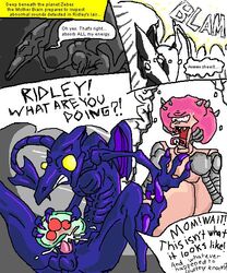 cum metroid metroid_(creature) mother_brain nintendo ridley tagme