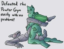 anthro bulbasaur english_text furry male multiple_males nintendo no_humans nsfwlocke onix pokémon_(species) pokemon pokemon_rgby yaoi