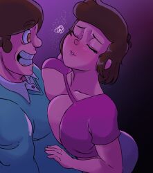 big_breasts brown_hair dark_lighting dipper_pines drunk_female female_dipper gearfou gearthefae genderswap_(ftm) genderswap_(mtf) incest mabel_pines male_mabel rule_63 rule_63 short_hair