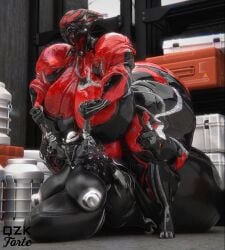 irona (qzk forte) from warframe by qzk forte
