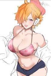 1girls adult adult_female af60489 bare_armpits bare_arms bare_belly bare_chest bare_hands bare_hips bare_midriff bare_navel bare_shoulders bare_skin bare_thighs belly belly_button beret bikini bikini_top blonde_eyebrows blonde_female blonde_hair blonde_hair blonde_hair_female breasts busty busty_female busty_girl cleavage closed_mouth_smile collarbone curvaceous curvaceous_body curvaceous_female curvaceous_figure curvaceous_hips curvy curvy_body curvy_female curvy_figure curvy_hips exposed_armpits exposed_arms exposed_belly exposed_chest exposed_hips exposed_midriff exposed_navel exposed_shoulders exposed_skin exposed_thighs female female_focus female_only hair_between_eyes hair_over_one_eye halterneck high_resolution highres hourglass_figure large_breasts lean_figure looking_at_viewer mature mature_female midriff narrow_waist navel one_piece pink_eyes pink_eyes_female short_hair shorts shoulders simple_background slender_body slender_waist slim_waist smile smiley_face smiling smiling_at_viewer smirk solo standing string_bikini swimsuit swimwear thick_thighs thighs tongue tongue_out upper_body vegapunk_lilith white_background wide_hips