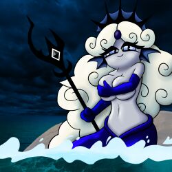 black pearl cookie from cookie run by stocky (artist)