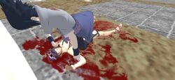 1boy 3d abuse blood crossover death female hirano_miharu misspussyfan sasuke_uchiha tekken tekken_4 tekken_tag_tournament_2 unconscious xnalara