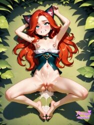 after_sex after_vaginal against_tree ai_assisted ai_generated animal_ears aqua_eyes armpits arms_up bamboo bamboo_forest barefoot blush branch breasts cat_ears cattail clenched_teeth coconut corset cum cum_in_pussy cum_on_body cum_on_breasts cum_on_hair cum_on_stomach cum_pool cumdrip dandelion dappled_sunlight day dirt facial feet female field flirtzy.ai flower flower_pot foliage grass half-closed_eyes ivy jungle leaf leaf_background lily_of_the_valley long_hair lying mushroom nail_polish nature navel nipples on_back on_grass on_ground outdoors palm_leaf palm_tree parted_bangs patreon_username plant plant_girl potted_plant pussy red_hair small_breasts solo spread_legs strapless tanabata tanzaku teeth thorns toenail_polish toenails toes tree tree_stump vines watering_can wheat