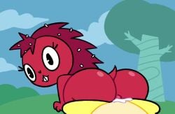 1boy 1girls animated anthro butt cuddles_(htf) dominant_female flaky_(htf) furry_female furry_male genital_fluids genitals happy_tree_friends penetration penis reverse_cowgirl_position sex tagme video yopy