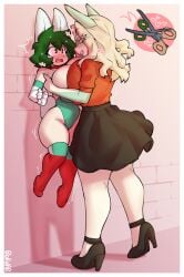 2025 2d 2d_(artwork) 2d_artwork 2girls absurd_res absurdres against_wall alternate_body_type alternate_breast_size animal_ears animal_humanoid anthro anthro_female anthro_on_human armwear asking_for_it asking_for_sex bare_shoulders big_breasts big_dom_small_sub big_hips blonde_hair blush blush blush_lines boku_no_hero_academia borvar breast_press breast_squeeze breast_squish breasts bunny_costume bunny_ears bunny_girl bunnysuit bursting_breasts carrying carrying_partner child_bearing_hips choker cleavage clothed clothed_female clothing collar commission curvaceous curvaceous_female curvaceous_figure curves curvy curvy_body curvy_female curvy_figure curvy_hips curvy_thighs dominant dominant_anthro dominant_female domination duo eyelashes fake_animal_ears female female_deku female_only femdom femsub furry furry_female genderswap_(mtf) gloves green_body green_hair green_skin grey_eyes height_difference hi_res high_heels highres holding holding_partner hourglass_figure huge_breasts human humanoid imminent_sex imminent_yuri ippan_josei izuku_midoriya large_breasts leggings legwear leotard lifting lifting_partner lifting_person long_gloves long_hair midoriya_izuku motion_lines my_hero_academia nervous nervous_sweat rabbit rabbit_ears rabbit_girl requested_sex requesting_sex rule_63 rule_63 scissoring short_hair shortstack size_difference skirt smile smiling smiling_at_partner smirk smirking_at_partner snout speech_bubble straight_hair submissive submissive_female submissive_human sweat sweatdrop sweating thick thick_hips thick_legs thick_thighs thigh_highs thighhighs thighs trembling two_tone_body voluptuous voluptuous_female white_body white_skin wide_hips yuri yuri