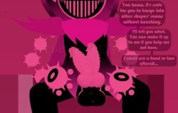2_penises blixer_(jsab) dub_(the_pink_corruption) genitals humanoid hybrid_genitalia hybrid_penis just_shapes_and_beats knot knotted_penis logkgaykeepr male monster multi_genitalia multi_penis not_furry penile_spines penis shape_head solo sphere style_emulation the_pink_corruption