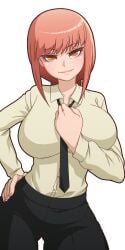 1:2 1girls alpha_channel big_breasts breasts chainsaw_man female female_focus female_only for_sticker_use hi_res highres huge_breasts large_breasts looking_at_viewer makima_(chainsaw_man) manyakis p png smiling smirk solo solo_female solo_focus sticker_template transparent_background transparent_png