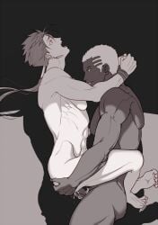 archer_(fate) cu_chulainn_(fate) eilinna emiya_alter fate/grand_order fate_(series) gay gay_anal gay_sex male male/male male_only male_penetrated male_penetrating_male yaoi