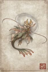 amatsu_(mh) elder_dragon monster_girl monster_hunter muhut