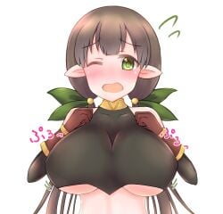 breasts breasts ishibashi_ayumi princess_connect! tagu_hblabe textless underboob