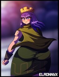 archer queen (clash royale) from clash (series) by elronnyx