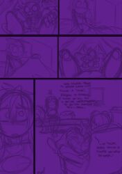 five_nights_at_freddy's_4 fnaf horror kayla-na monsters_in_the_closet nightmare nightmare_foxy nightmare_foxy_(fnaf) plushie plushie_foxy sketch wet_dream wet_nightmare