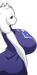 1girls absurd_res alternate_version_available ass ass ass_in_dress big_ass big_breasts big_butt black_eyes bovid bovid_humanoid breasts breasts caprine caprine_humanoid color colored female floppy_ears furry furry_only horns manyakis no_humans tagme toriel transparent_background undertale undertale_(series) white_body white_fur