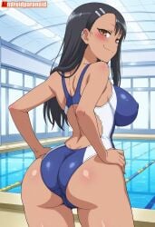 1girls ai_generated aindroidparanoid ass big_ass big_breasts big_butt breasts busty cameltoe curvy cute dark_skin fat_ass female female_only from_behind hair hayase_nagatoro hi_res hips huge_ass huge_breasts human large_ass large_breasts legs nagatoro_hayase narrow_waist please_don't_bully_me,_nagatoro pool slim_waist swimsuit tagme thick_ass thick_thighs voluptuous waist wide_hips