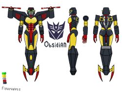 obsidian (transformers) from transformers by figurkaest