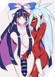 kneesocks daemon from panty & stocking with garterbelt by oki1195