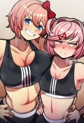 natsuki (doki doki literature club) from doki doki literature club by nazacl