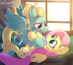 brother_and_sister fluttershy_(mlp) friendship_is_magic incest lord_superstar my_little_pony older_sister siblings smooth_skin younger_brother zephyr_breeze_(mlp)