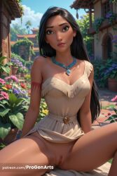 pocahontas (character) from disney by progenarts