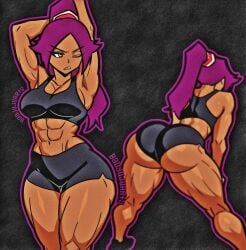 shihouin yoruichi from bleach by badjujuarts