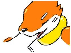 2016 ambiguous_gender animated balls black_nose buizel closed_eyes duo eyebrows faceless_male fellatio feral flipnote_studio fur furry licking low_res male male/ambiguous mammal nintendo oral penis pokemon saliva sex simple_background snaggle_tooth solo_focus swagdolphin tongue tongue_out video_games white_background